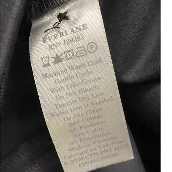 Everlane womans Pants Back Seam Work Office Gray Stretch Minimalist Size 6 - Picture 6 of 8